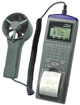 Anemometer, Anemometer Air Flow Meter Temperature And Humidity Tester Wet Bulb Datalogger Temperature Recorder