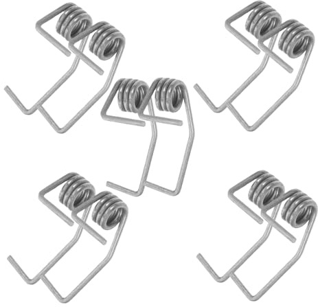 NUOBESTY 10 Piezas De Repuesto Para Puerta De Refrigerador Resorte De Cierre De Puerta Francesa Accesorios De Reparación De Refrigeradores Resorte De Pestillo