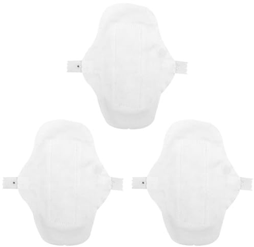 Toallas Sanitarias Reutilizables de Algodón de Color Claro 3 Piezas 18 Cm
