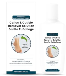HornhautSofort Entferner,Fußcreme Gegen Hornhaut,Schrundensalbe Füße Intensive Fußpflege für Trockene und Rissige Haut.100ml