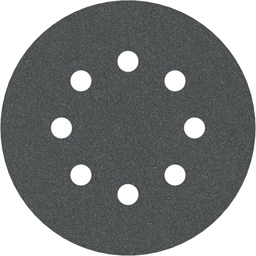 Bosch 2608605118 Disque abrasif pour ponceuse excentrique Ø 125 mm 8 Trous Grain 180 5 pièces