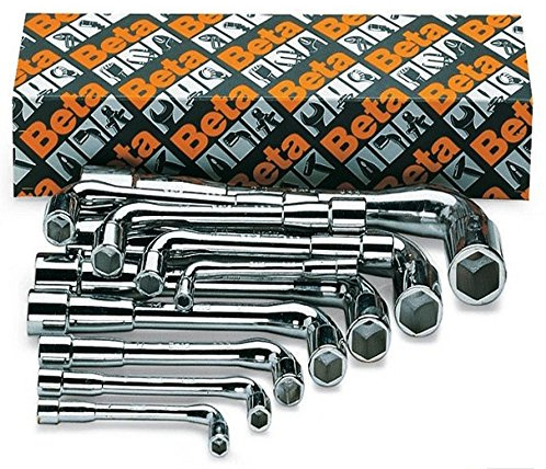 BETA 933/S25 - Serie di 25 chiavi a pipa doppie esagonali (art. 933)