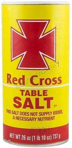 Red Cross Table salt 26 oz