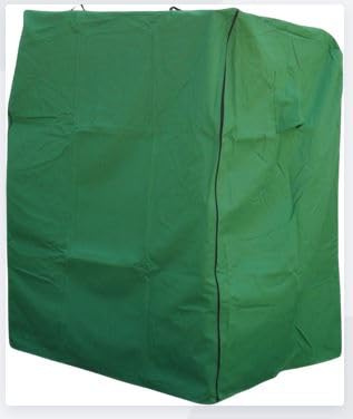 AMBIENTE-LEBENSART.DE Strandkorbhaube-Strandkorb-Hülle-Strandkorbplane-Wetterschutz 162 cm Breite XXL Grün