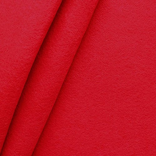 Bastel Filz Stoff Stärke 3,0mm Breite 90cm Meterware Rot