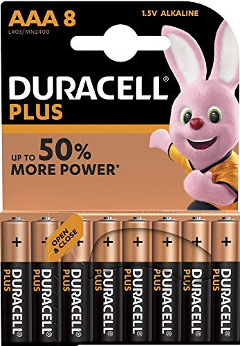 Duracell 16x MN2400 Plus Power AAA Triple A Size Remote Battery Batteries