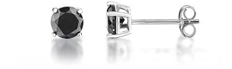 inSCINTILLE Ohrringe Silber 925 Damen Herren, Ohrstecker mit Zirkonia, Verschiedene Größen und Farben