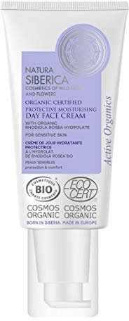 Natura Siberica Crème de jour hydratante et protectrice pour peaux sensibles certifiée biologique