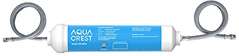 AQUACREST 5KDC Système de Filtration d'Eau en Ligne sous Evier, Filtre à Eau sous Evier à Connexion Directe, 12 Mois à très Haute Capacité (1)