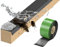 Gartenwelt Riegelsberger Premium universelle Holzschutzleiste für Holz & Unterkonstruktion Abdeckband Terrassentape Balkenschutz Schutzleiste Made IN Germany Niederschlagschutz 87 mm x 2 mm x 30 m