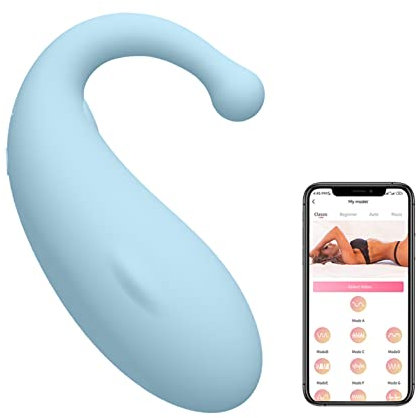 TYDAY Bullet-Vibratoren APP Steuer Vibro-ei G-Spot Massage Sex Spielzeug für Frauen Bluetooth Höschen Vaginale Vibratoren Clit Stimulator Erwachsene Sex spielzeug(Blau)