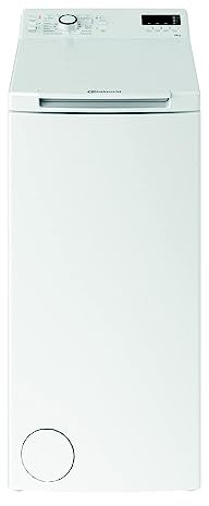 Bauknecht WAT Smart Eco 12C Lavadora de carga superior/6 kg/1200 rpm/corto30'/FreshFinish/enjuague intensivo/protección contra múltiples aguas+/Energy Saver/programa de lana/inicio diferido/universal