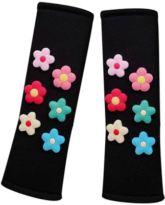 RTRTGS 2pcs Protector Cinturon Coche Niños, Almohadillas Cinturon Coche, Almohadillas para Cinturón de Seguridad, Funda Cinturon Coche para Adulto Niños Protegen Hombro Cuello, Cómodas Durante Viaje