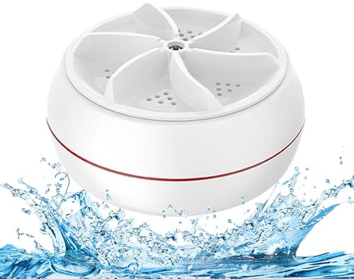 Mini machine à laver portable USB | Machine à laver à ultrasons pour évier Turbo Laveuse pour vêtements et vaisselle Parfait pour les voyages, les affaires, le camping, la maison, l'université, le