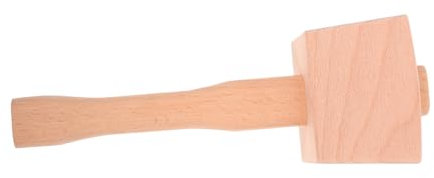 JEWEDECO Holz-mallet Aus Massivem Buchenholz Robustes Schreinerwerkzeug Vielseitiger Holzkünstlerhammer Für Holzschnitzerei Präzise Holzbearbeitung Und Handliches Handwerkzeug