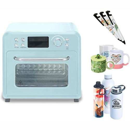 GHRERTX Sublimations-Konvektionsofenmaschine, 1400 W Tumbler-Heißpressmaschine, 16 l Konvektionsofen for Sublimationsbecher, Tassenrohlinge, for Becher, Tassen, Wasserflaschen, Massendruck