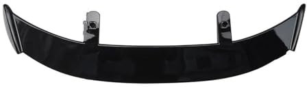 Heckscheibenspoiler Meistens Fahrzeug ABS Schwarz Carbon Weiß Zubehör Teile Fließheck SUV Autos Heckdach Kofferraumdeckel Spoilerflügel 130 cm Universal Heckspoiler Spoiler(Glossy Black)