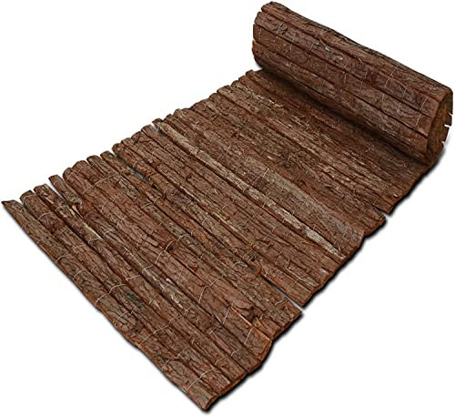 Floordirekt Tapis d'écorce d'arbre 200 x 300 cm – Brise-vue en écorce d'arbre pour balcon et jardin – Tapis brise-vue – Clôture d'écorce – Clôture de jardin