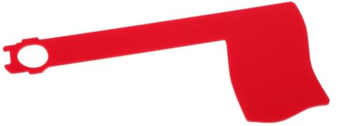 ibasenice Modern Acrylic Mailbox Indicator with Rotatable Red Flag DIY Friendly Mailbox Accessory for Home Office and Classroom Decor Unique National Flag Design Durable Acrylic Construction