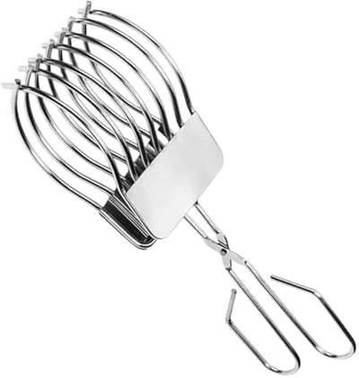 Affettacipolle Sottile - Pinza Frutta - Morsetto Portapomodori in Acciaio Inossidabile Utensili da Cucina per il Pane, le Verdure, il Limone, la Frutta, Barbecue e la Preparazione dei Pasti
