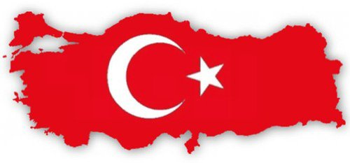 Auto Aufkleber, Car Sticker TÜRKIYE Türkei, Turkey. Konturgeschnitten. (ca. 11x7 cm)
