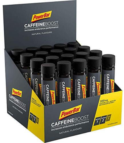 Powerbar Caffeine Boost Ampollas 20 x 25ml - Suplemento con 200 MG de cafeína