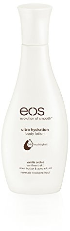 eos Body Lotion Vanilla Orchid, Hautpflege für normale & trockene Haut, feuchtigkeitsspendende Bodylotion mit Avocado-Öl, ohne Parabene, 1 x 200 ml