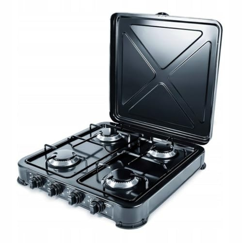Promis KG400C hob Black White Countertop Gas 4 zone(s)