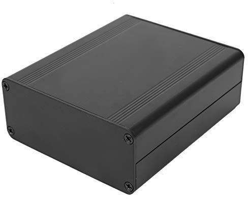 Carcasa de aluminio para bricolaje, caja de refrigeración de aluminio, carcasa de tipo dividido para proyectos de instrumentos electrónicos de bricolaje, 38 x 88 x 100 mm, para carcasa de aluminio ant
