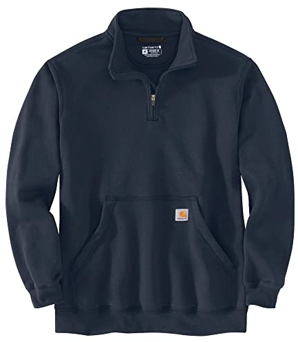Carhartt Quarter-Zip Sweat-shirt Bleu foncé L