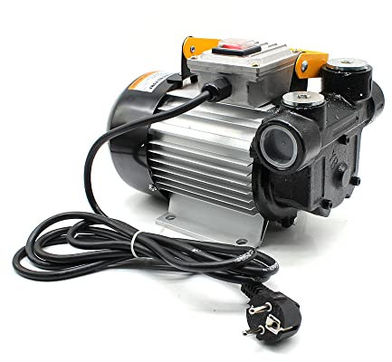 Dieselpumpe 230V Dieselpumpe Heizölpumpe Fasspumpe Diesel Kraftstoffpumpe selbstansaugend 60L/min Tankstelle 230V 550W HeizöLpumpe Filterpumpe für Diesel/Heizöl