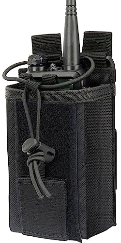 Litensh Radio Molle Funkgerätetasche Halter Walki Talki Holster Tactical Walkie Talkie Pouch Bag Case Funkgerät Tasche Taktische Interphone Tasche für Duty Belt GPS Interphone