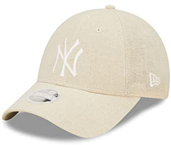 New Era New York Yankees MLB Linen Stone White 9Forty Adjustable Women Cap