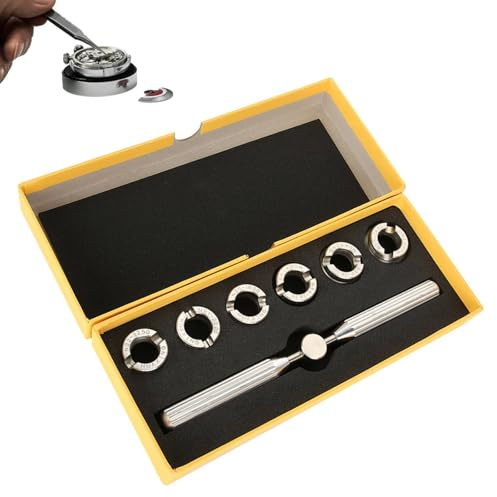 Set di Attrezzi Per La Riparazione della Muffa della Chiave Per La Rimozione della Cassa Dell'orologio con Custodia