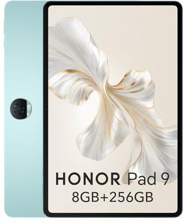 HONOR Pad 9 8GB 256GB Tablet, 12,1 Pollici 120Hz 2.5K Fullview Display, Snapdragon 6 Gen 1, 8 Altoparlanti, Corpo in Metallo, Android 13, Google Service WIFI Tablet, Verde