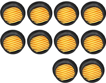 Luftkompressorfilter, Luftkompressor-Luftfilter 10-teilige Filterelemente Ölfreie Maschinenluftkompressoren Innere Ersatzteile für Kolbenkompressoren