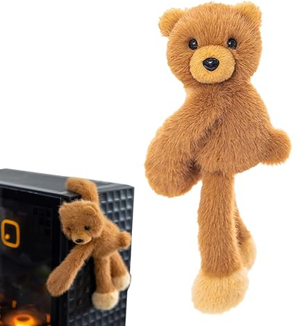 Giochi Animali – Decorazioni in Peluche Coniglio & Orsetto – Bambole Magnetiche Morbide per Bambini – Ornamento da Casa, Compagno da Viaggio, Accessorio per Scrivania e Armadietto, Pupazzetti F