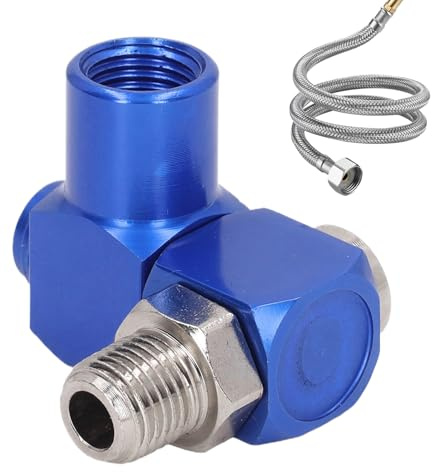 Conectores De Manguera De Aire Adaptador Giratorio 360 Grados, Boquillas Y | Racores Giratorios Industriales Para Compresor Neumático Acoplador Rápido Neumático Macho Hembra Para Compre