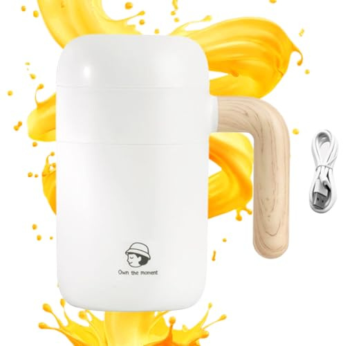 Genérico Taza De Café De Autoagitación,Taza De Café De Agitación Magnética Inteligente Silenciosa Automática | Vaso De Mezcla Eléctrica Giratoria Para Viaje,Para Y Leche Y Bebidas Y Cacao Y Chocolate