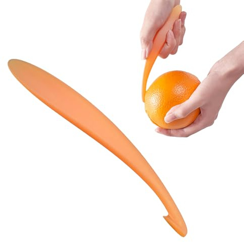 Plastique Rrange Peeling Machine,Éplucheurs D'orange, Epluche Orange,Pour Éplucheur Les Oranges Et Autres Agrumes,Outil Pratique D'Épluche Orange Pour La Cuisine Et Le Quotidien,Coupe-Fruits