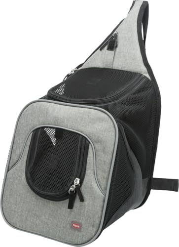 Trixie 28941 'Savina' bröstväska nylon 30 × 33 × 26 cm svart/grå