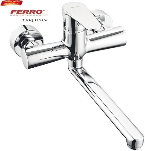 Hochwertige Designer Spültischarmatur-Spülbeckenarmatur-Küchenarmatur-Hochdruckarmatur-Einhebelmischer -Wandarmatur-lange Ausführung-(Zweiloch)-Modell:ALGEO-BAG5