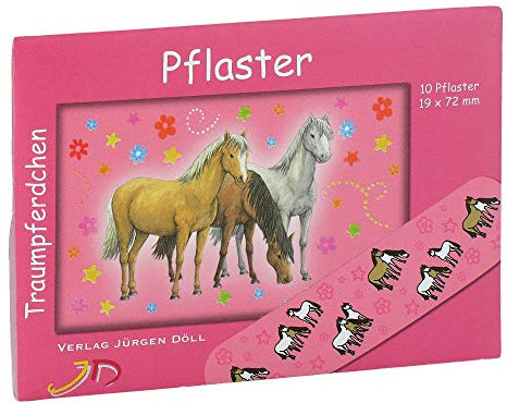 KINDERPFLASTER Traumpferdchen rot Briefchen 10 St