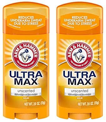 ARM & HAMMER ULTRAMAX Anti-Perspirant Deodorant Solid Unscented 2.60 oz (Pack of 2)