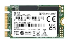 Transcend 32GB MTS400S M.2 SATA III 2242 SSD, DRAM-Cache, B+M-Schlüssel | Nicht kompatibel mit NVMe-Steckplätzen, internen SSDs, LDPC-Fehlerkorrektur (ECC) für Laptops und Desktop-PCs