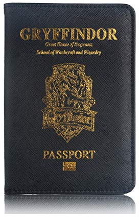 Harry Reisepass Hülle, Reisepass Schutzhülle - Premium Kunstleder Reisepasshülle Halter Blockier Kreditkarten, Ausweis und Reisedokumente (B)