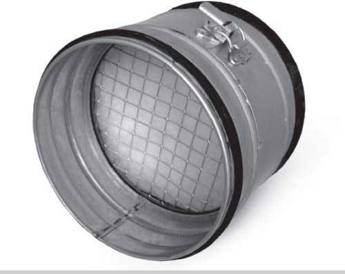 Luftfilter Wickelfalzrohr, Rohr Einbaufilter Lüftung Filter Abluft Zuluft (160 mm)
