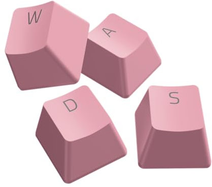 Razer Upgrade-Set mit PBT Tastenkappen + Spiralkabel (120 Doubleshot PBT Tasten, USB-C auf USB-A Kabel, geflochtenes Faserkabel) US Layout | Quartz