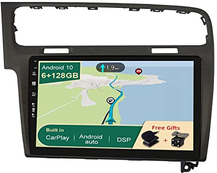 JOYX – [6G+128G] – Android 10 bilradio passar Golf 7 (2013–2018) – Inbyggd DSP/Carplay/Android Auto – Kamera MIC GRATIS – 10,1 tum 2 din – stöd SWC 4G WiFi DAB Fast Boot 360-kamera