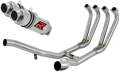 DOMINATOR Ligne complète d'échappement Collecteur Silencieux GP1 compatible avec XJ 900 Diversion 1994-2003
